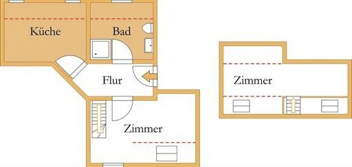 Angebotsaufnahme – 2-Zimmer-Maisonette in Aken, Bild 9