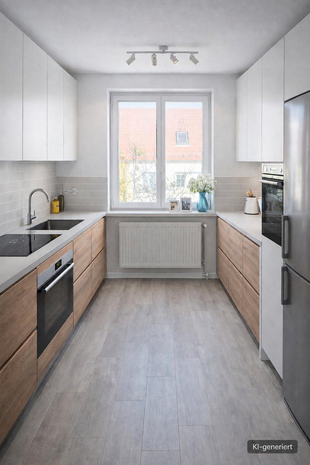 KI-generierte, unverbindliche Visualisierung – 3-Raum-Wohnung mit Balkon in Aken, Bild 2
