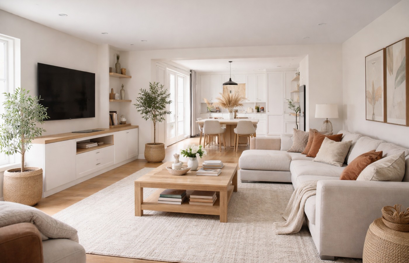 Renovierter Wohnbereich (Beispiel)